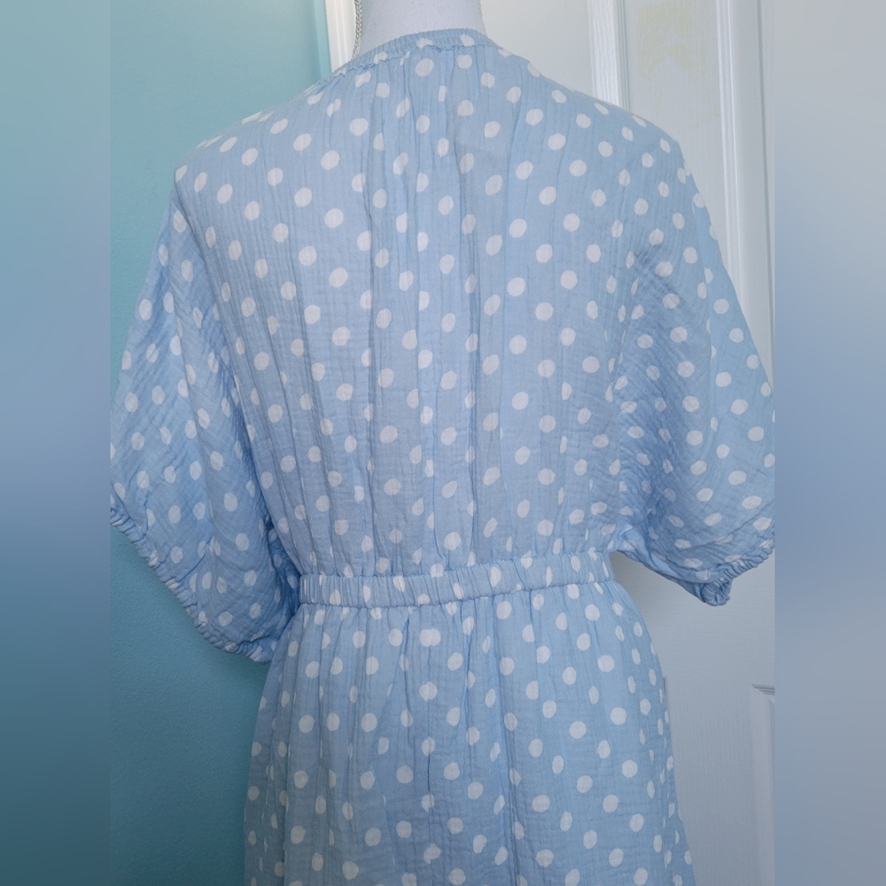 Fresh Blue Polka Dot Dress - Picture 3 of 5